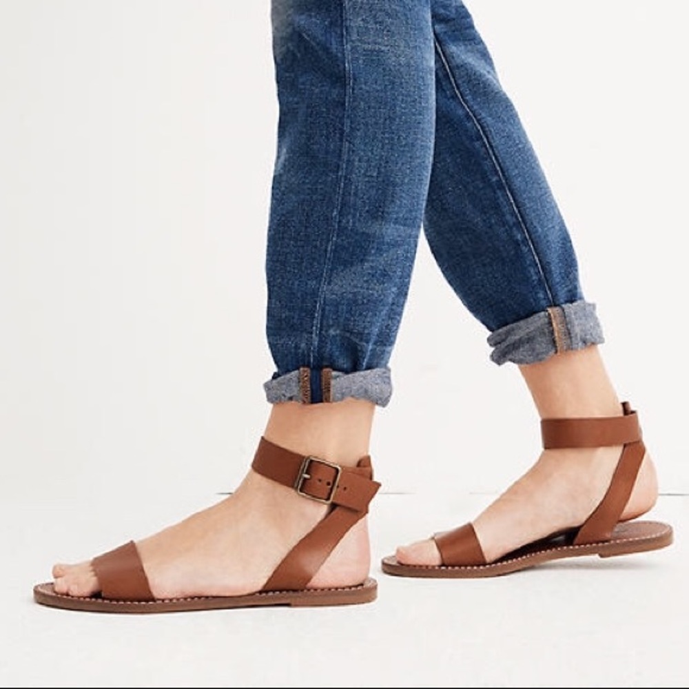 NWT Madwell The Boardwalk Ankle Strap Sandal